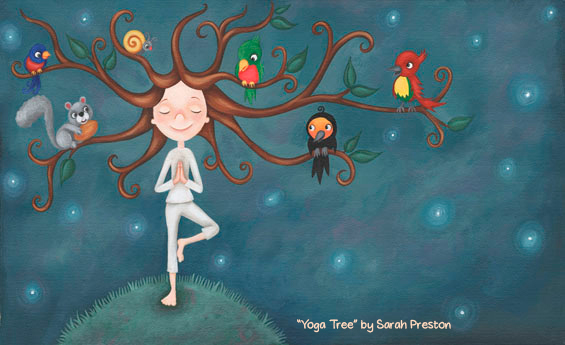 Infancia y Educación. Yoga-tree-by-by-Sarah-Preston